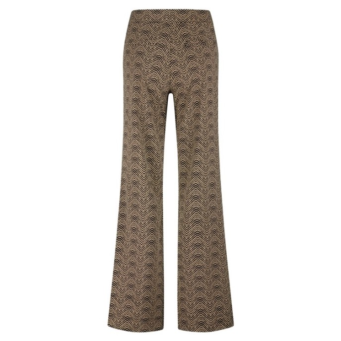 Lady Day Broek Milana Herringbone print